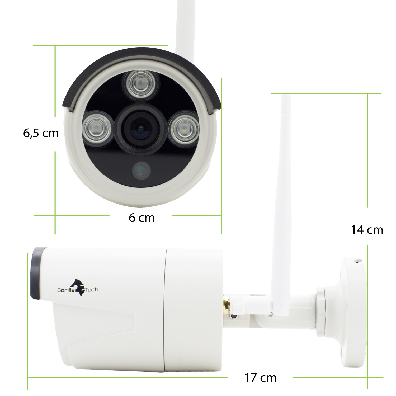 CCTV 8CH 1080P Überwachungskamera drahtlose Funk Kamera WLAN Set Außen 1TB HDD 