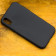 Silikon Handyhülle für das Apple iPhone X Schwarz mit geschützten seiten Tasten