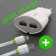 Schell Ladegerät USB Charger 2.1A mit Lade Kabel Ladegerät Quick Charge Netzteil