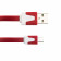 Inline Flachkabel Micro USB zu USB Daten- und Ladekabel 1,0 Meter